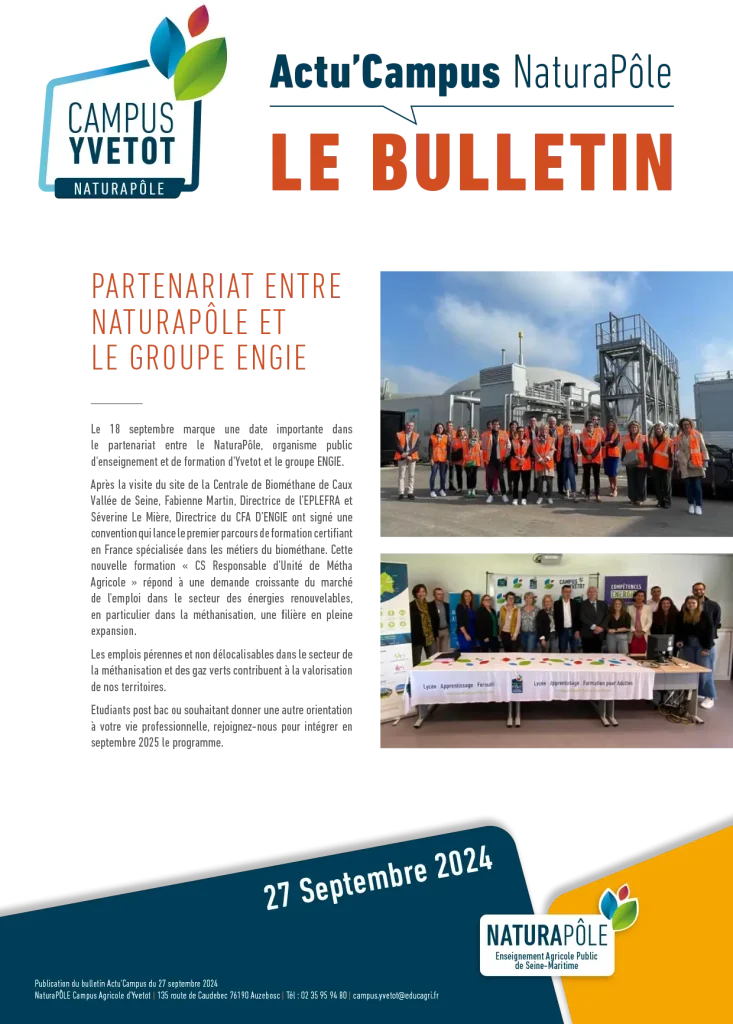 COUVE Bulletin 27 septembre